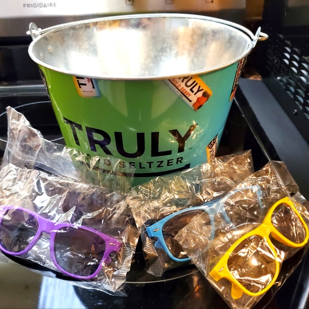 Truly Brand Ice Bucket & Sunglasses